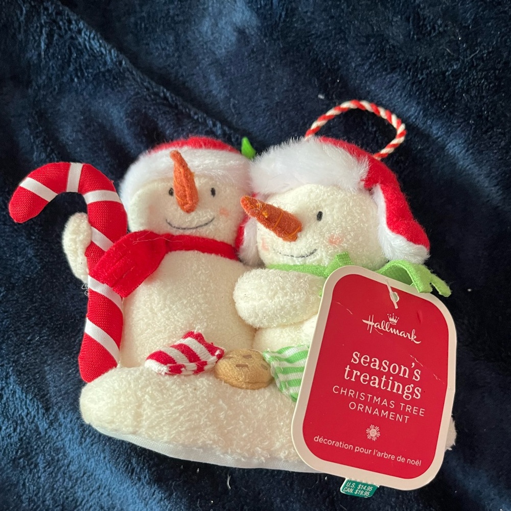 Hallmark season’s treatings  Christmas tree ornament